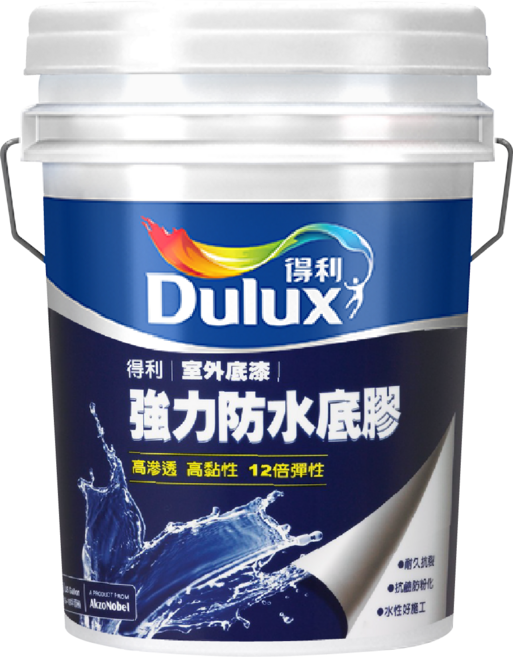 Dulux 得利 A930 室外強力防水底膠, 1罐, 透明, 18.9L