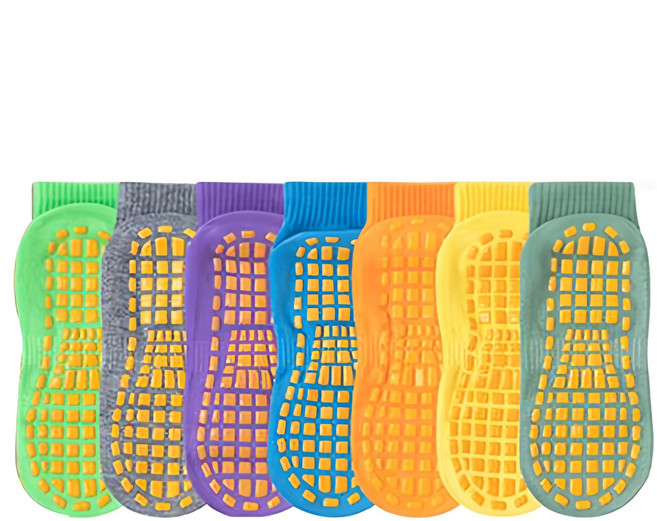 조이멀티 아동용 츄파츄 태권도 키즈카페 미끄럼방지 패드 단목양말 7켤레