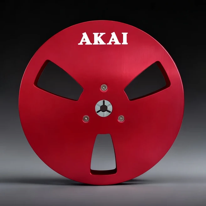 7인치 x 알루미늄 빈 릴 투 테이프 레코더용 아카이용, 01 빠른  Mainland, 02 Red-1 pc