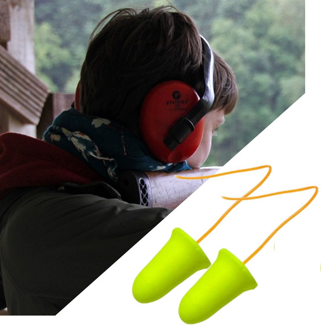 군인전용귀마개 기압 조절 감소 항공성중이염 귀마개 군대 군인 이어플러그, 1개, 1쌍