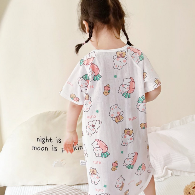 시월에인절 아기 여름 실내복 아기 수면조끼 잠옷