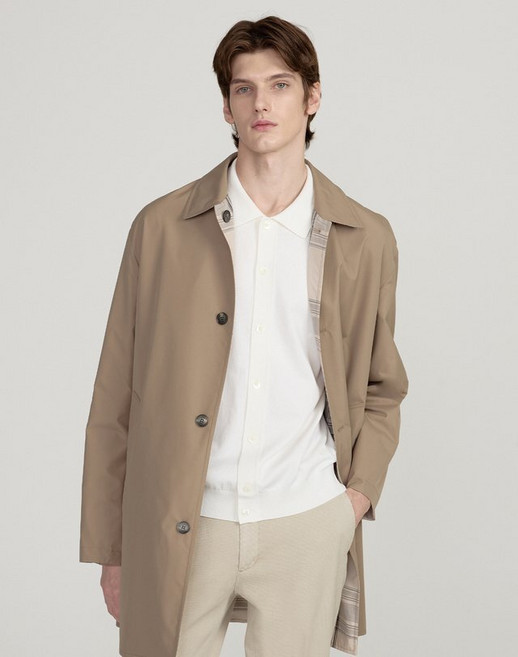 [매장출고/백화점상품] 닥스 [25SS] 베이지 리버시블 베이직 트렌치코트 DMTR5AT03I2