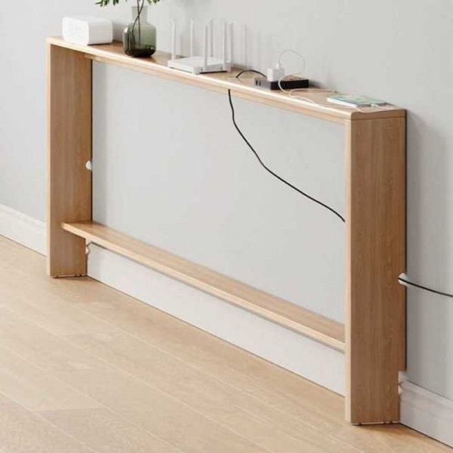 쇼파뒤선반 슬림 좁고 긴 틈새 테이블 폭좁은 진열 100X10X70CM