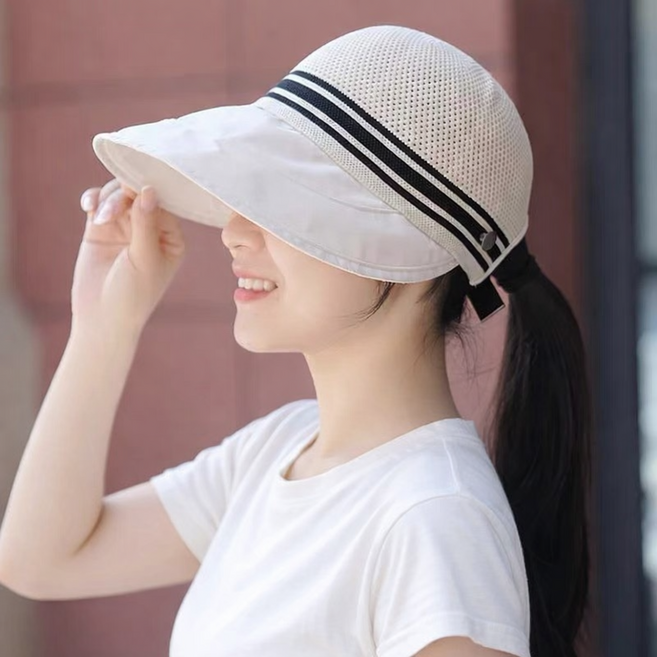 마린원 자외선차단 빅토리아 보닛햇 와이드 썬캡 모자