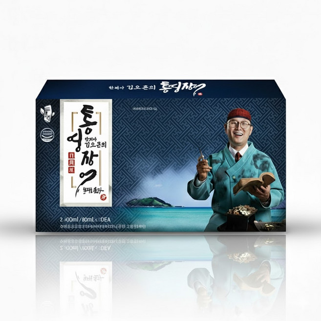 김오곤 자연산 통영장어진액 여름철 보양식 기력회복 장어액기스 즙 2.4L 1개, 80ml, 30개