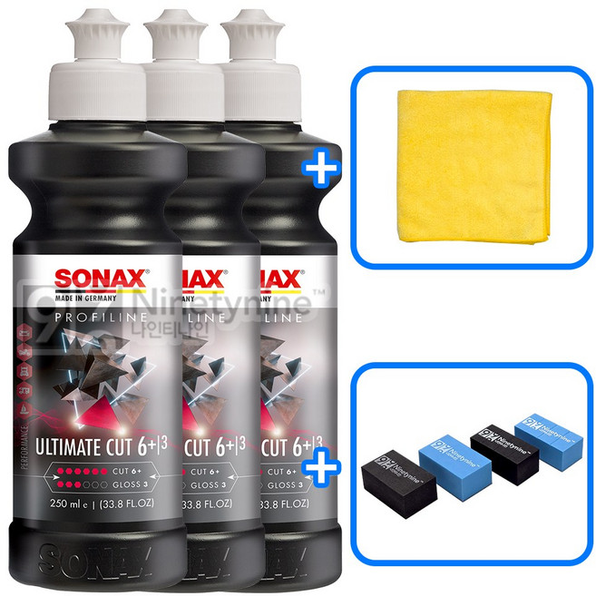 소낙스 프로피라인 얼티밋 컷-250ml 3개+타월&도어가드, 1개, 250ml