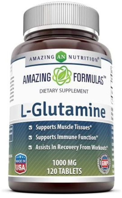 어메이징포뮬라 L글루타민 1000mg 120캡슐 Amazing Nutrition L-Glutamine, 1개, 120정 - 쿠팡