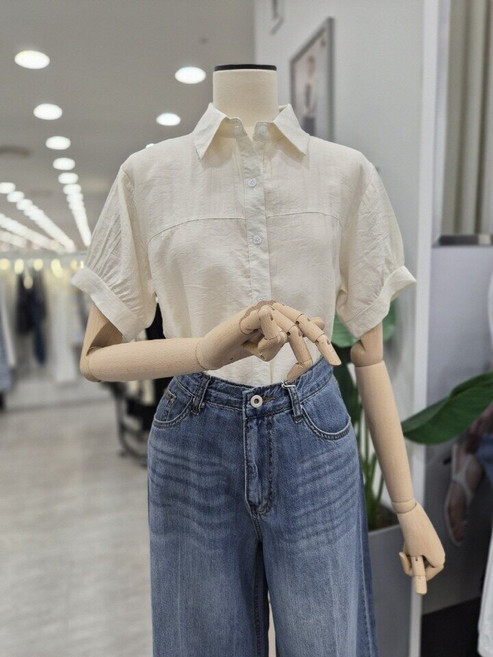 ab.f.z AFA2NBMD42F칼라넥오픈형블라우스_CA
