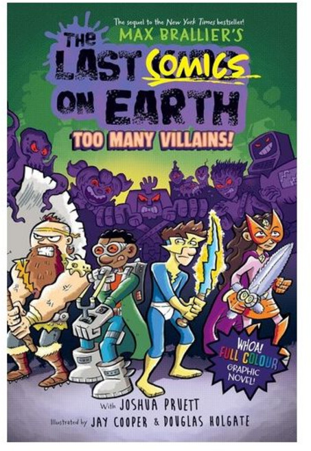 영문 영어 유아 도서 The Last Comics on Earth #2: Too Many Villains! Full Color Paperback 영국판 1552881, 영문 영어 유아도서 The Last Comics on