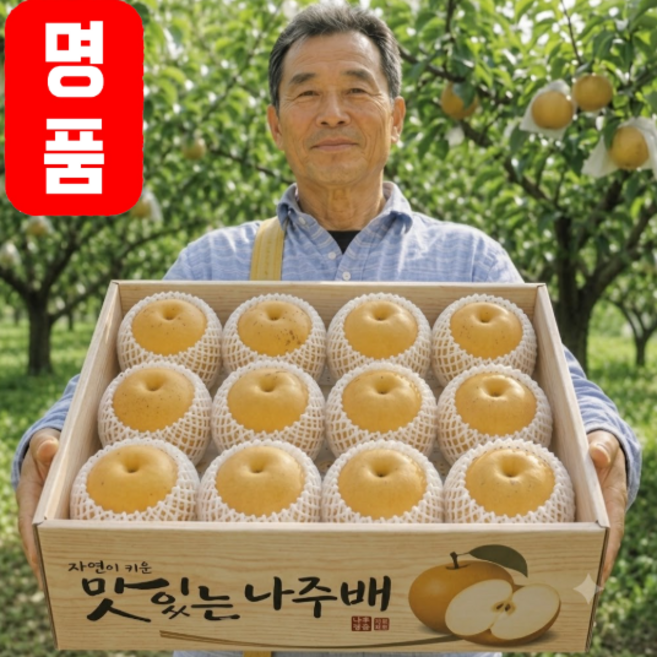 4위 - [초특가할인] 산지직송 당도폭발 가정용 나주배, 1박스, 7kg