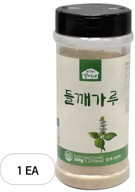 우영식품 들깨가루, 200g, 1개