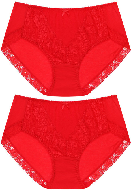 벨라뮤즈 전면 레이스 모달 여성팬티 2매 P807