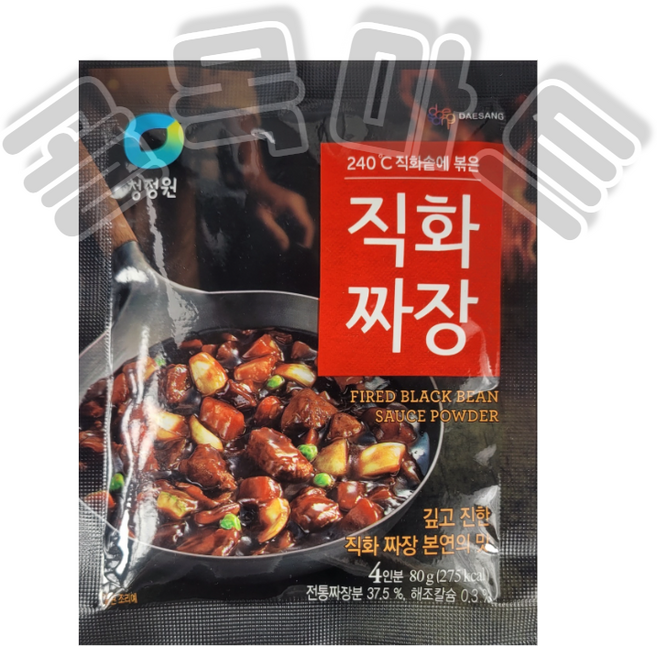 청정원 직화짜장 분말, 80g, 7개