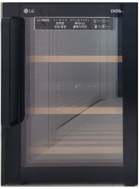 LG 매립형 빌트인 와인셀러 RW432JKX 135L(최대43병) 와인냉장고 웨스턴블랙/원목선반, 웨스턴 블랙