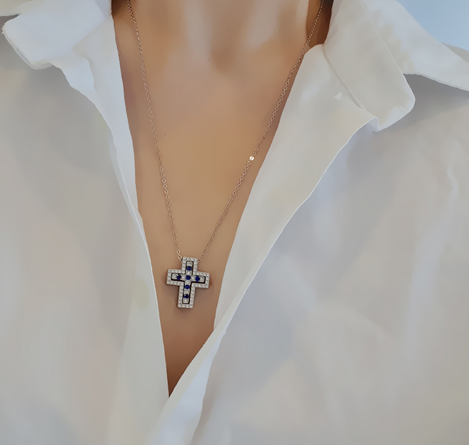 [92.5실버침]E-디디아니(다미아*st/목걸이롱스타일/모델컷참고)