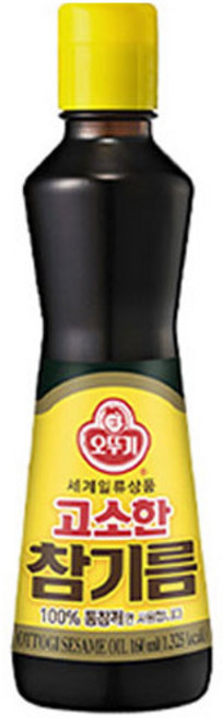 오뚜기 고소한 참기름, 160ml, 12개