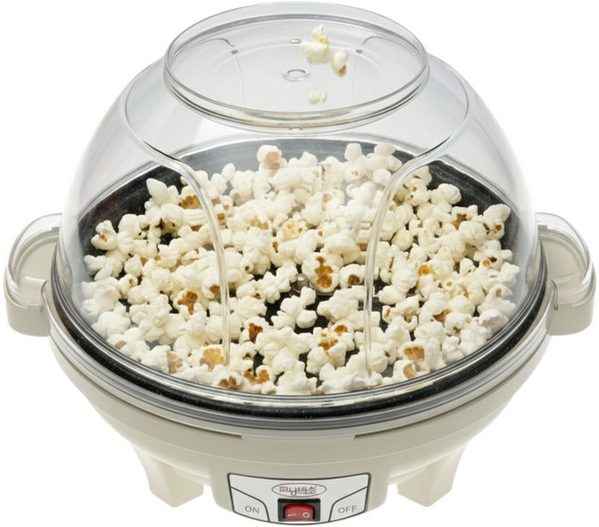 모닝센스 매직팝퍼 NEW 팝콘기 + 뚜껑 세트, INT-3000, 혼합색상