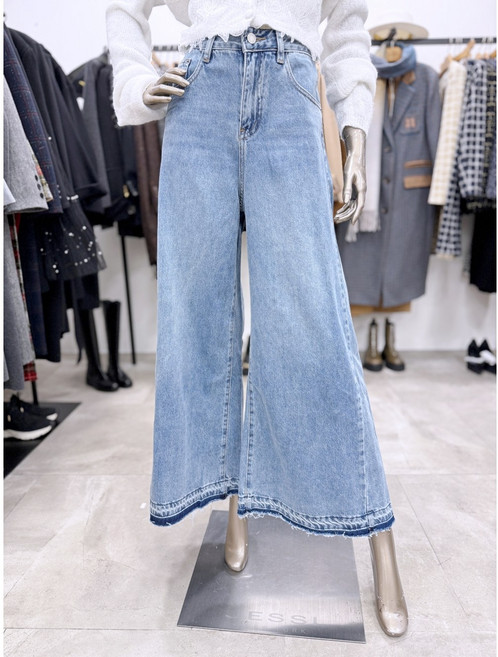 [제시뉴욕] 와이드핏 워싱 데님 바지 AEM5NSDP2280