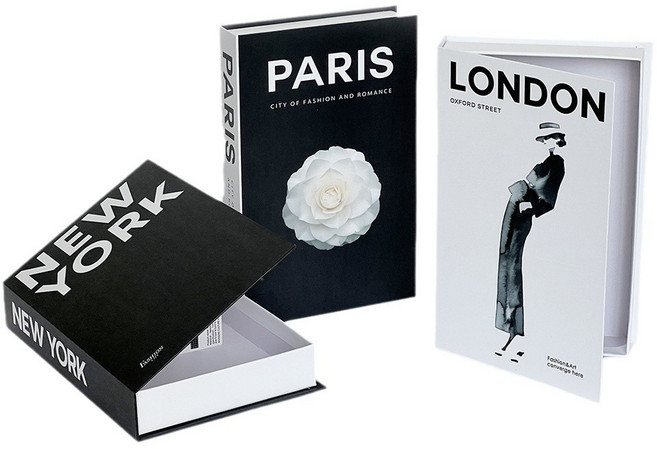 헤이띵스 모형책 수납함 리모컨 소품 정리함, M. 런던