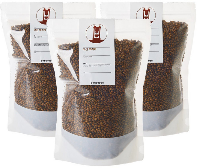 현대방앗간 매일 압력으로 볶은 국산 보리차, 500g, 3개입, 1개