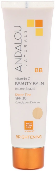 Andalou Naturals BB 비타민 C 뷰티밤 미백 SPF 30 시어 틴트 58ml(2fl oz) 2팩, 1개 - 쿠팡
