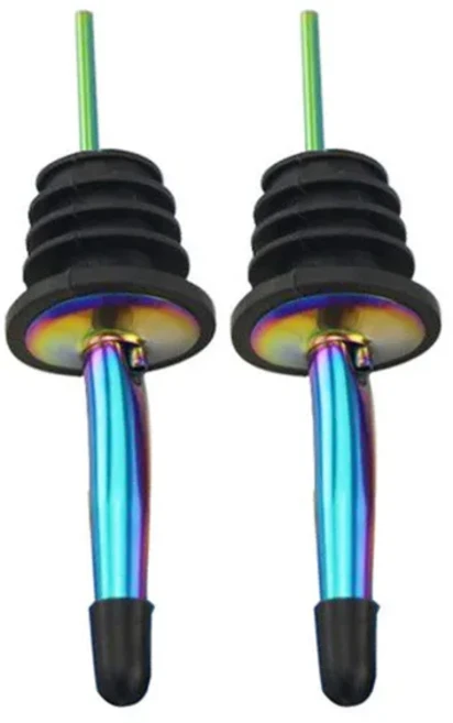 호환 스테인레스 와인 Pourer 스토퍼 알코올 주류 Spouts 병 디스펜서 마개 모자 액세서리, 23 L