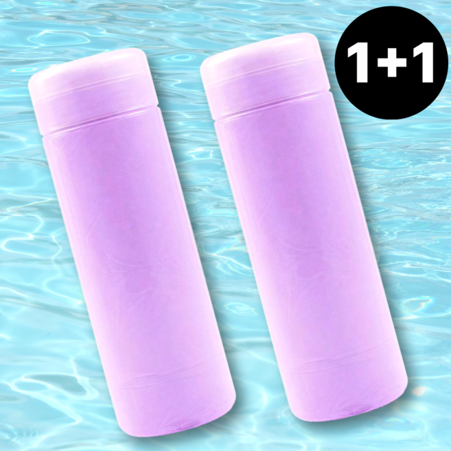 다실 강력흡수 습식 스포츠 타올 66x43cm, 2개, 퍼플