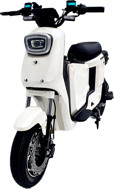 지무브 전기스쿠터 48V 30A JIMOVE GE 커스텀 전기자전거 배달용 출퇴근용 스쿠터, 화이트펄, 미장착