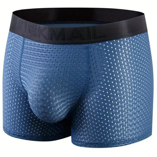 남성 사각팬티 일체쿠션 힙업 통풍메쉬 심리스 팬티 자전거 남성 보정 볼륨