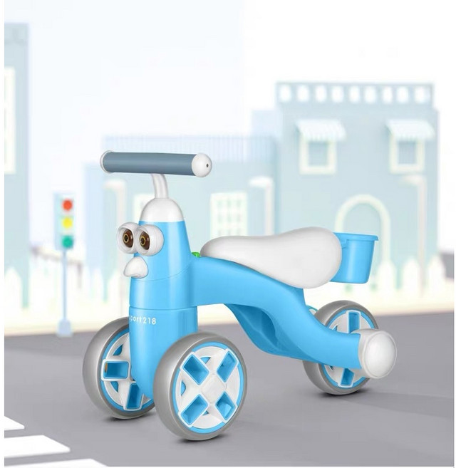 淘氣寶貝 兒童滑行車學步車, 1個, 藍色