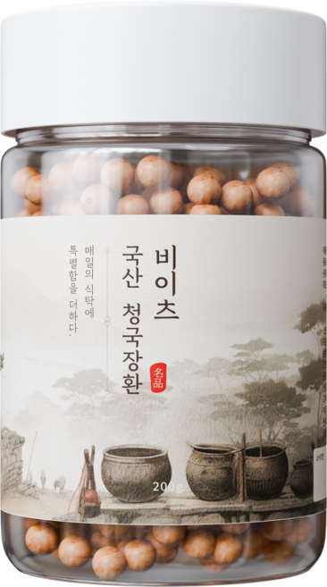 [순수 국산콩] 비이츠 국산 청국장환, 1개, 200g