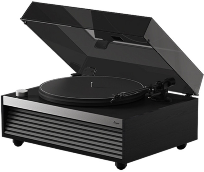 狄倫思 HIFI級高階黑膠唱片機 藍芽自帶氛圍燈, 質感鐵刀木色_Lumi, 鐵刀木色, lumi