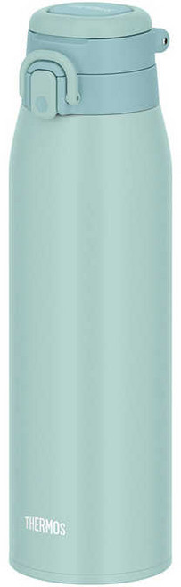 THERMOS 膳魔師 真空斷熱保溫保冷瓶 1L 附提環 JOS-1000, 1個, 薄荷藍