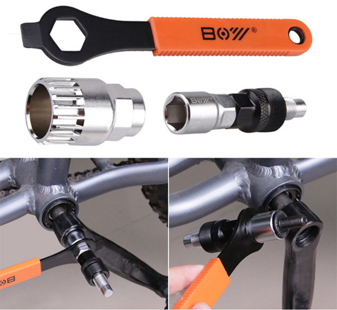 자전거 페달 스패너 렌치 공구 허브공구 수리용품 G116, G116 스패너렌치, 1개