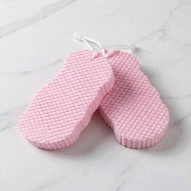 아띠꼴로 때타올 때수건 때밀이 때블럭 샤워 목욕 타올 1+1, 핑크, 1세트, 2개입