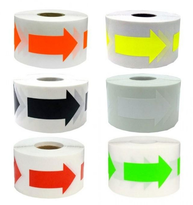 6종 화살표 스티커 5cm 500pcs 표시스티커 다꾸, 1106. 화이트화살표500, 상세페이지 참조