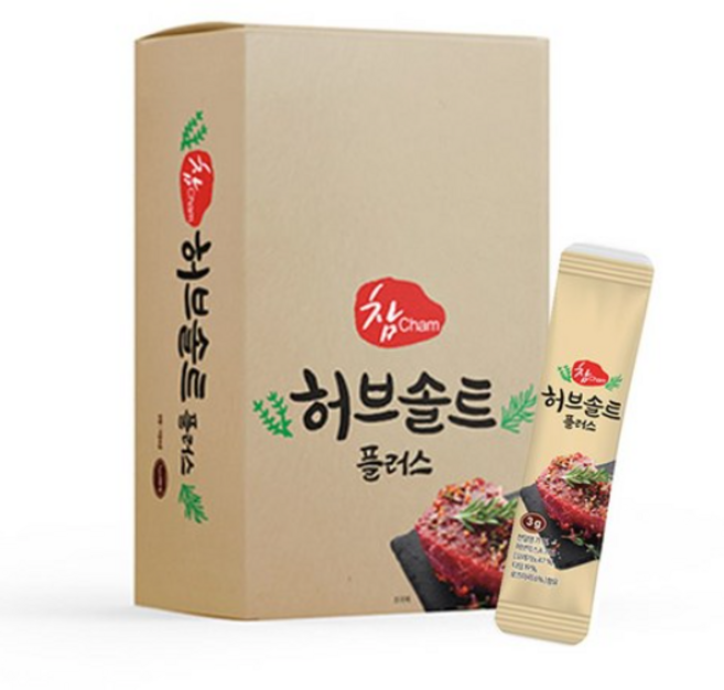 우리식품 참 허브솔트 3g 허브맛솔트, 500개