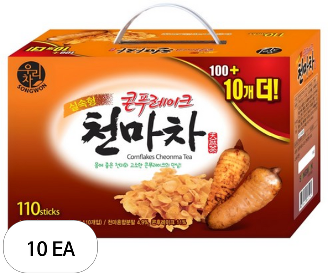 우리차 콘푸레이크 천마차, 18g, 110개입, 10개