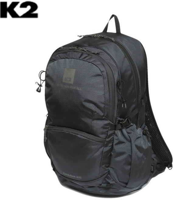 국내 매장판 K2 vs 등산 가방 KUS25B24 남여공용 크로스백 CHARM 슬링백 3355 배낭 백팩, 그레이(2C)
