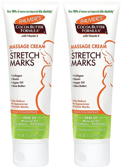 파머스 코코아 버터 포뮬러 비타민 E 마사지 크림 포 스트레치 마크, 125g, 2개