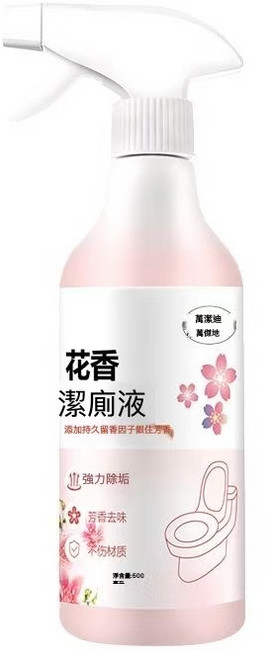 萬潔迪 花香潔廁泡泡 500ml, 1個, 02. 1入 花香洗廁泡泡500ML