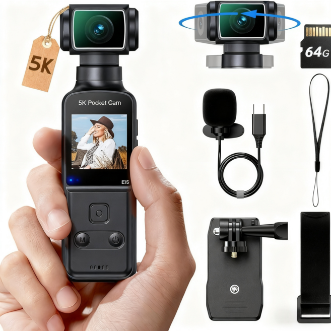 자홀포 액션캠, 블랙, 64G