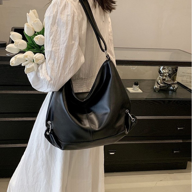 RlikeU 빅 숄더백 심플 데일리 수납 가방 BAG-5420