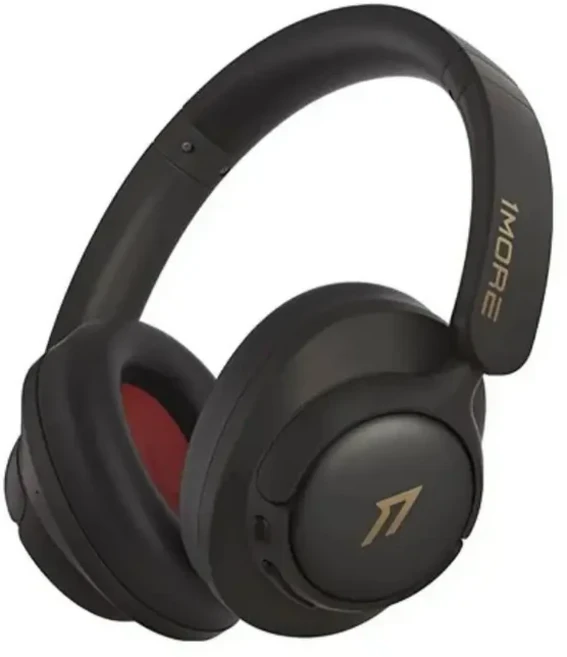 1MORE SonoFlow S 능동형 소음 차단 무선 헤드폰 42dB ANC Bluetooth 헤드셋 고해상도 오디오 90H 재생 시, 01 Black