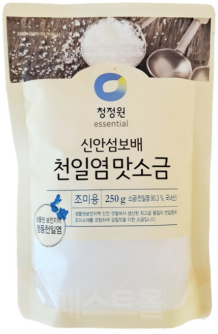 청정원 천일염 맛소금, 250g, 1개
