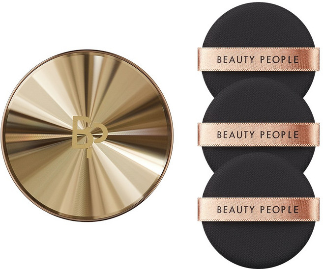 [뷰티피플] 절대 허니 트러플 쿠션 파운데이션 by꿀녀 18g+퍼프3p, 21호+골드퍼프3p, 1개