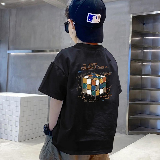 UPPERCUT 아동 반팔티 면티 주니어 반팔 티셔츠 순면 8종 남녀공용