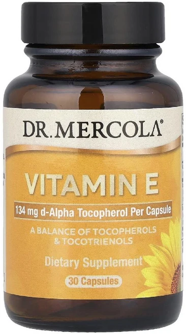 닥터머콜라 비타민E VitaminE d알파토코페롤 토코트리에놀 134mg 캡슐 30정, 1개, 1병 - 쿠팡