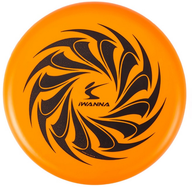 아이워너 소프트 플라잉 디스크 그린 부메랑 원반던지기 어린이 유아 뉴스포츠, 오렌지, 1개