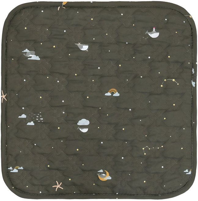 한일상사 밤하늘고래 1인용 양면 전기방석 JH1018A, 그레이